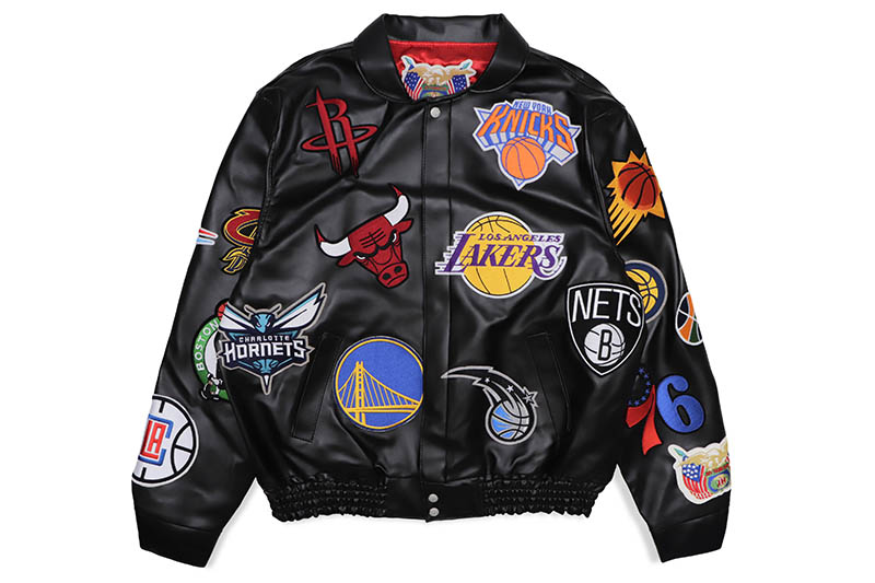 楽天市場】JEFF HAMILTON NBA COLLAGE VEGAN LEATHER JACKET NBA-201