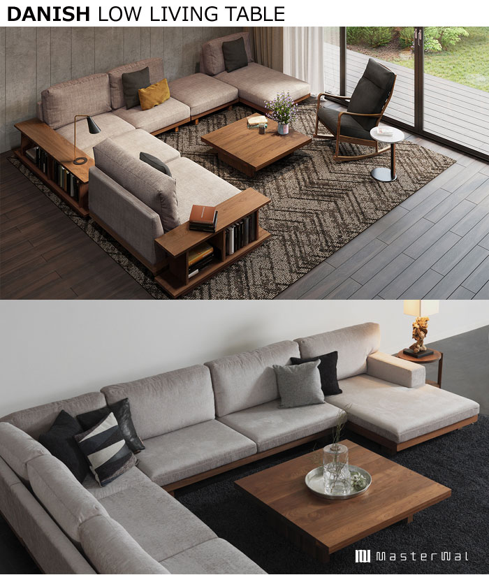 レア】マスターウォールローテーブル引出し付