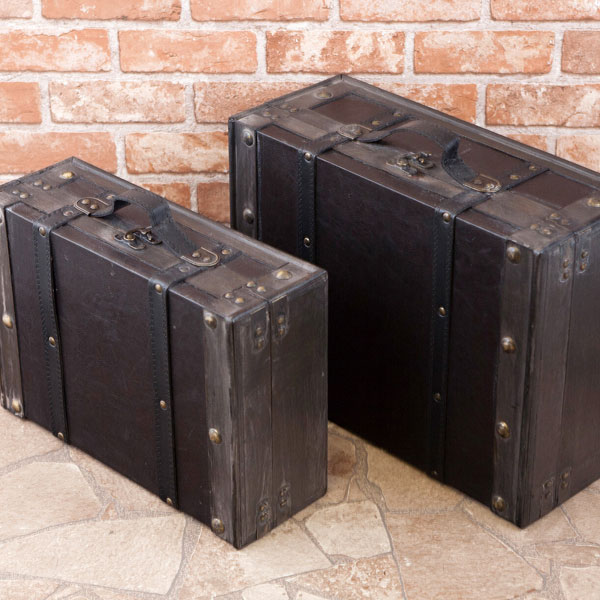 ビンテージ トランク アルミ 船舶 収納 箱 台 ケース ボックス