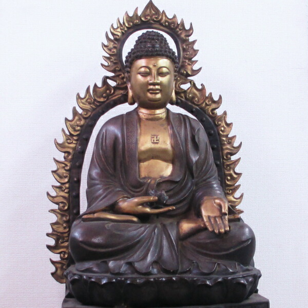 銅像 仏像 仏教美術 釈迦仏仏像 仏堂奉納 装飾品 工芸品 置物 仏教美術
