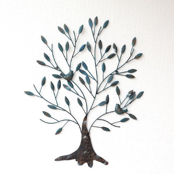 楽天市場】アイアン壁飾り アートパネル 壁掛け インテリア 木 リーフ