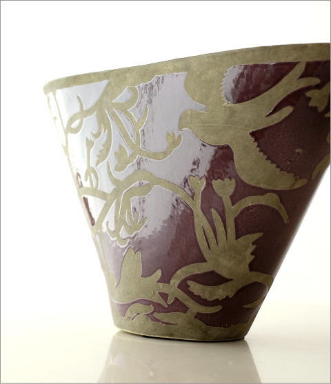 楽天市場】フラワーベース 花瓶 陶器 花器 おしゃれ アンティーク 花瓶