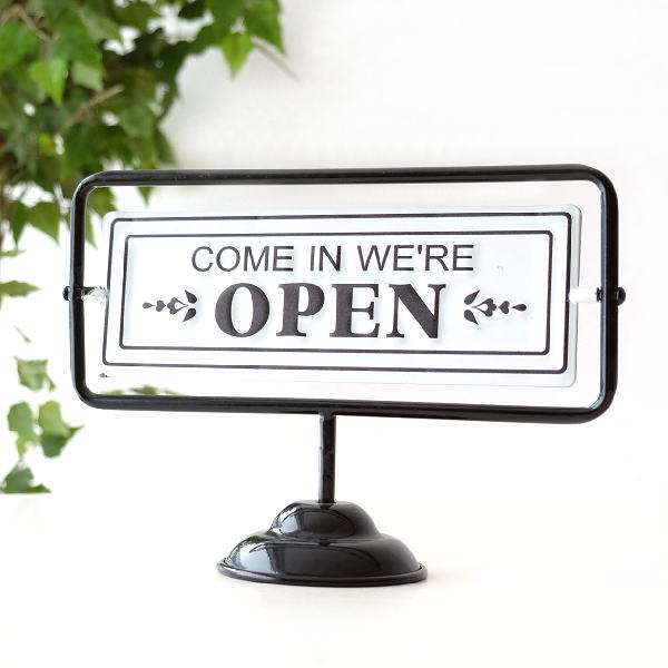 楽天市場】オープン クローズド OPEN CLOSED 看板 サイン プレート