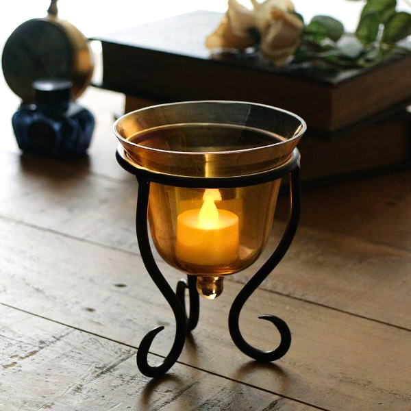 品番 a-0291 燭台 アンティーク ろうそく立 照明 灯り 木製 品番a-0291