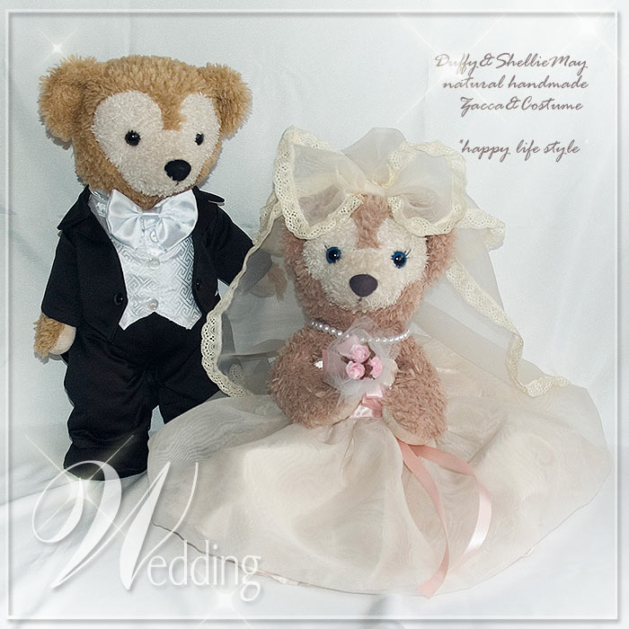楽天市場】ダッフィー シェリーメイ ウエディング ペア Sサイズ 43cm