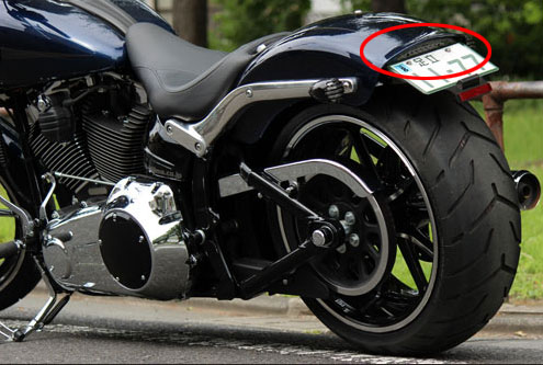 キジマハーレー ブレイクアウト用テールランプ