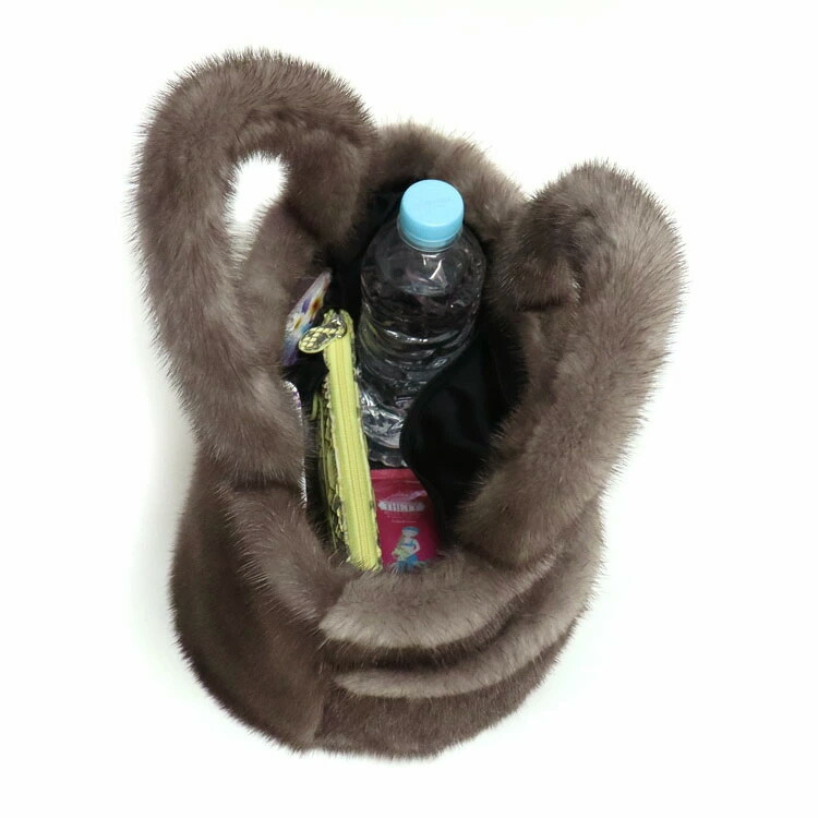 楽天市場】バッグ ファー リアルファー 日本製 ミンク トートバッグ