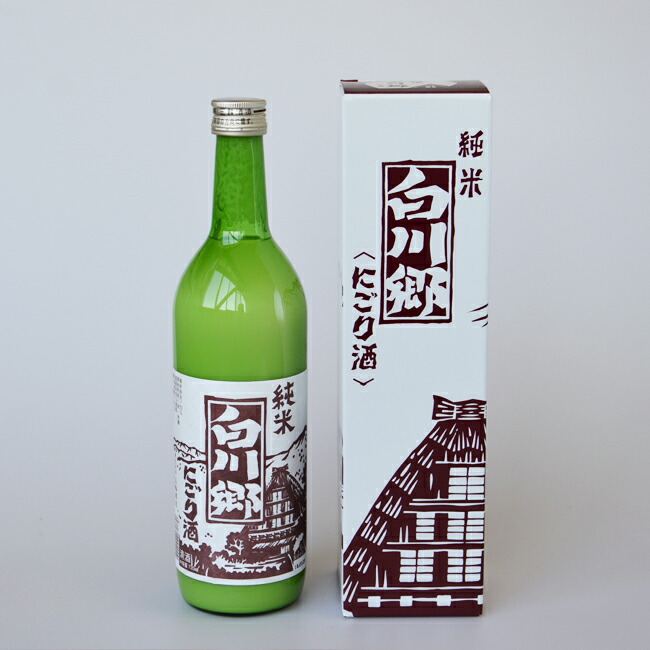 楽天市場】【お酒】 三輪酒造 にごり酒 純米 『白川郷』 720ml