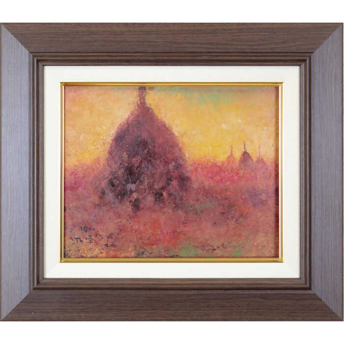 楽天市場】絵画 伊藤博 油絵・油彩画 『つみ草』 収穫 畑 黄昏 一点物