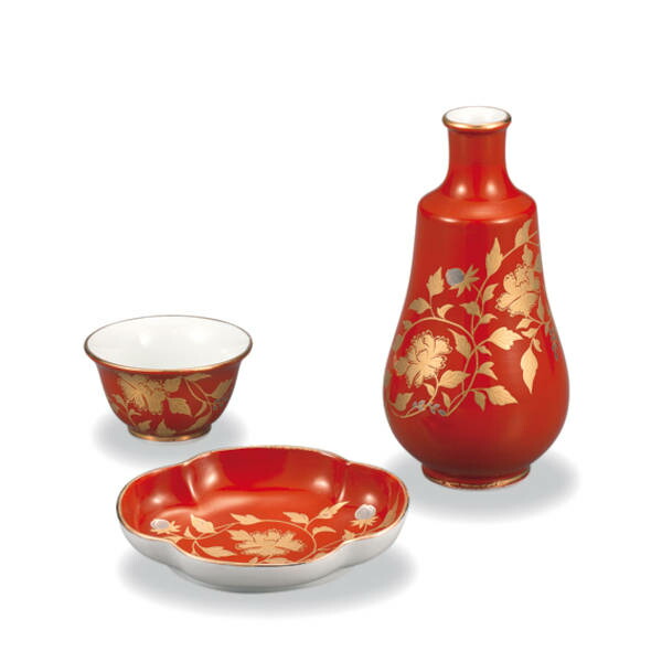 明治九谷 最高級金蘭手徳利 本物保証 明治九谷 最高級金蘭手徳利 本物保証