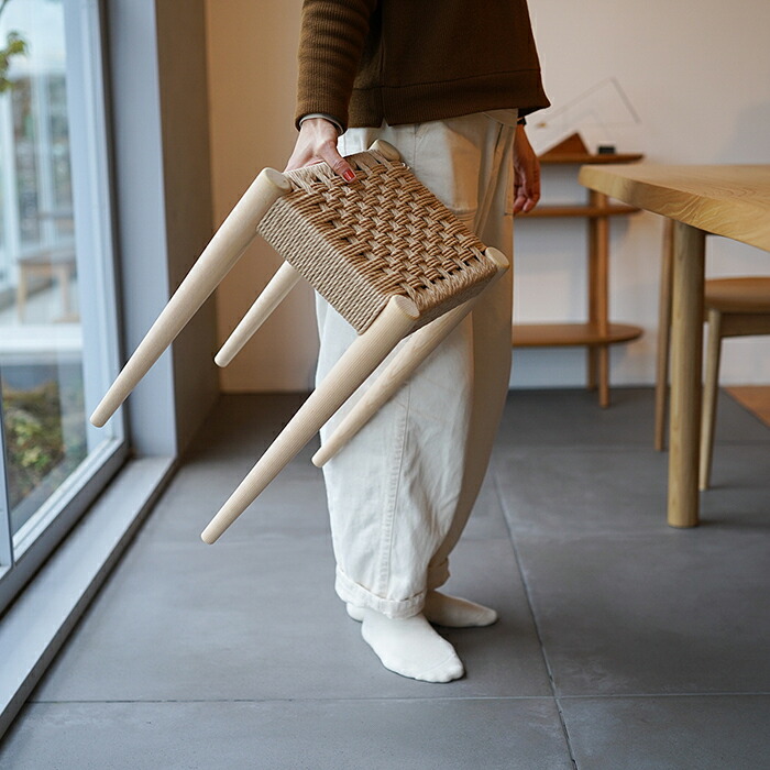 国産 腰掛け椅子（ペーパーコード スツール）