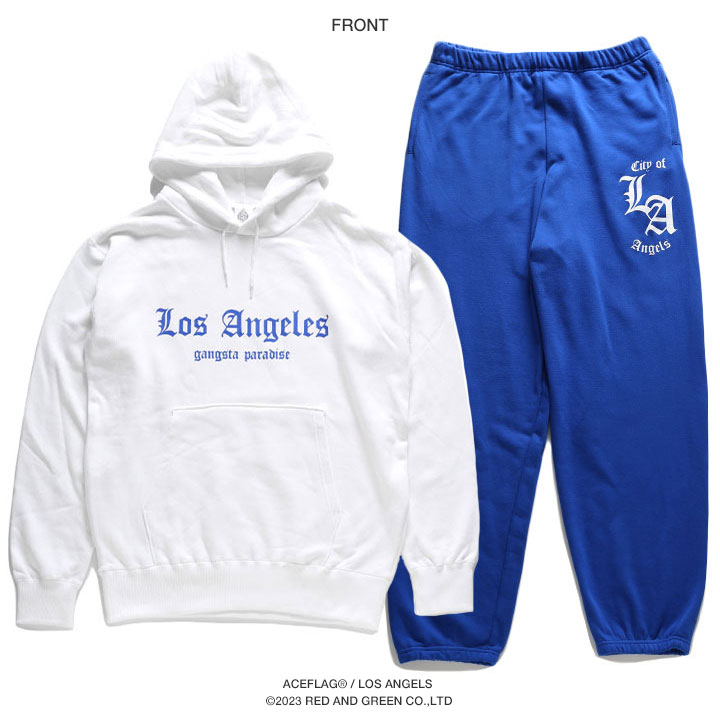 楽天市場】ACE FLAG 上下セット 長袖 ブランド スケボー メンズ 白