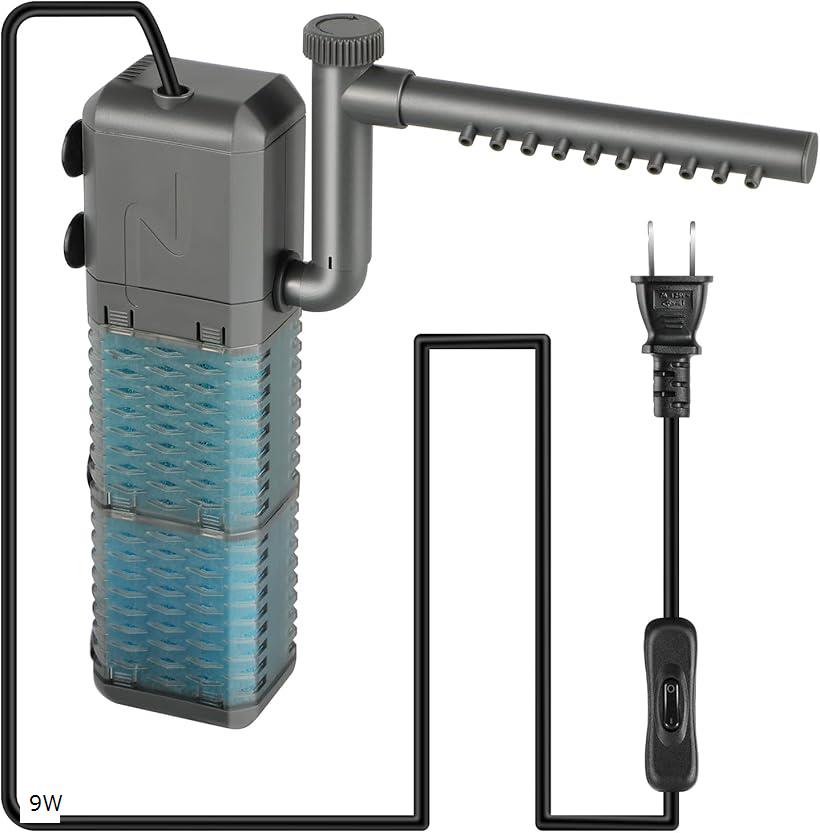 moonhad 90アクリル水槽用 上面フィルタースノコ、接続ホース付き