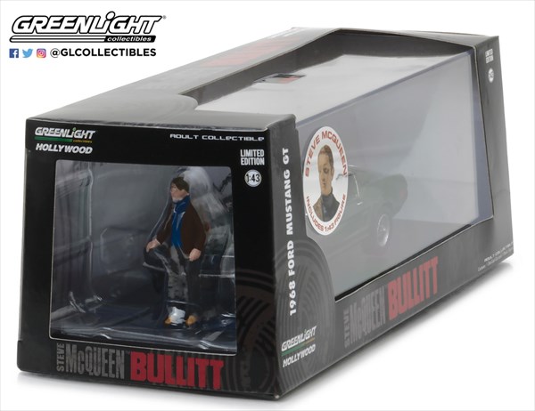 楽天市場】ミニカー 1/43 GREENLIGHT☆ブリット♪ 1968 マスタング