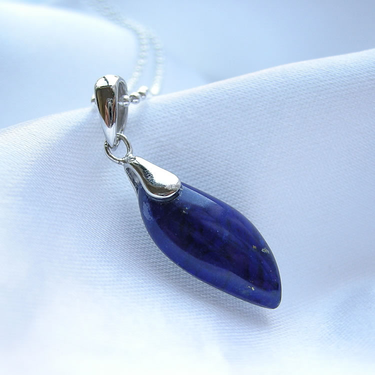 楽天市場】ラピスラズリ ペンダント ネックレス シルバー925 天然石