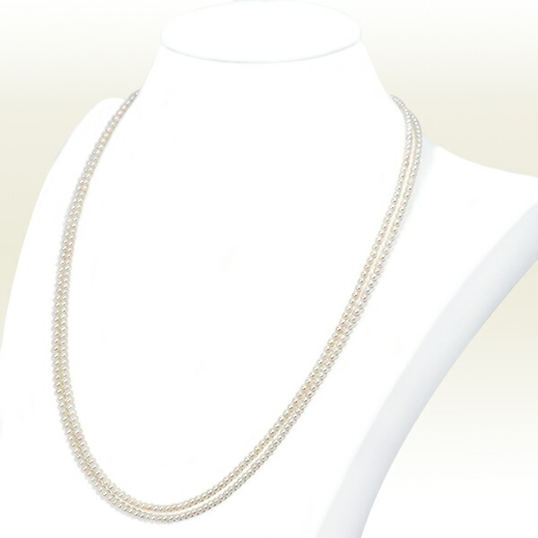 楽天市場】ベビーパールロングネックレス(106.5cm)あこや真珠