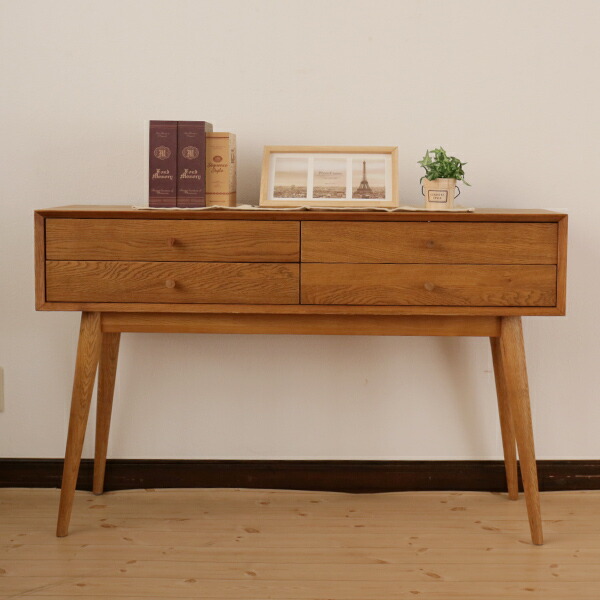 楽天市場】木製コンソール 120 アンティーク風 幅120 奥行30