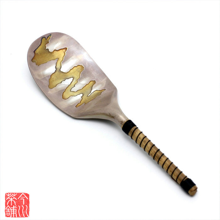 楽天市場】鵬雲斎好 南鐐 瑞雲象嵌入 灰匙 炉用 清雲 【 茶道具
