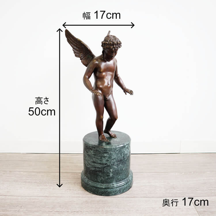 楽天市場】【当日発送】天使 ブロンズ 彫刻 美術品 置き物 オブジェ