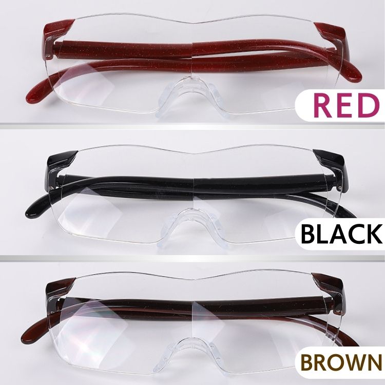 楽天市場】メガネ型ルーぺ 拡大鏡 ルーペ 眼鏡 1.6倍 拡大ルーペ