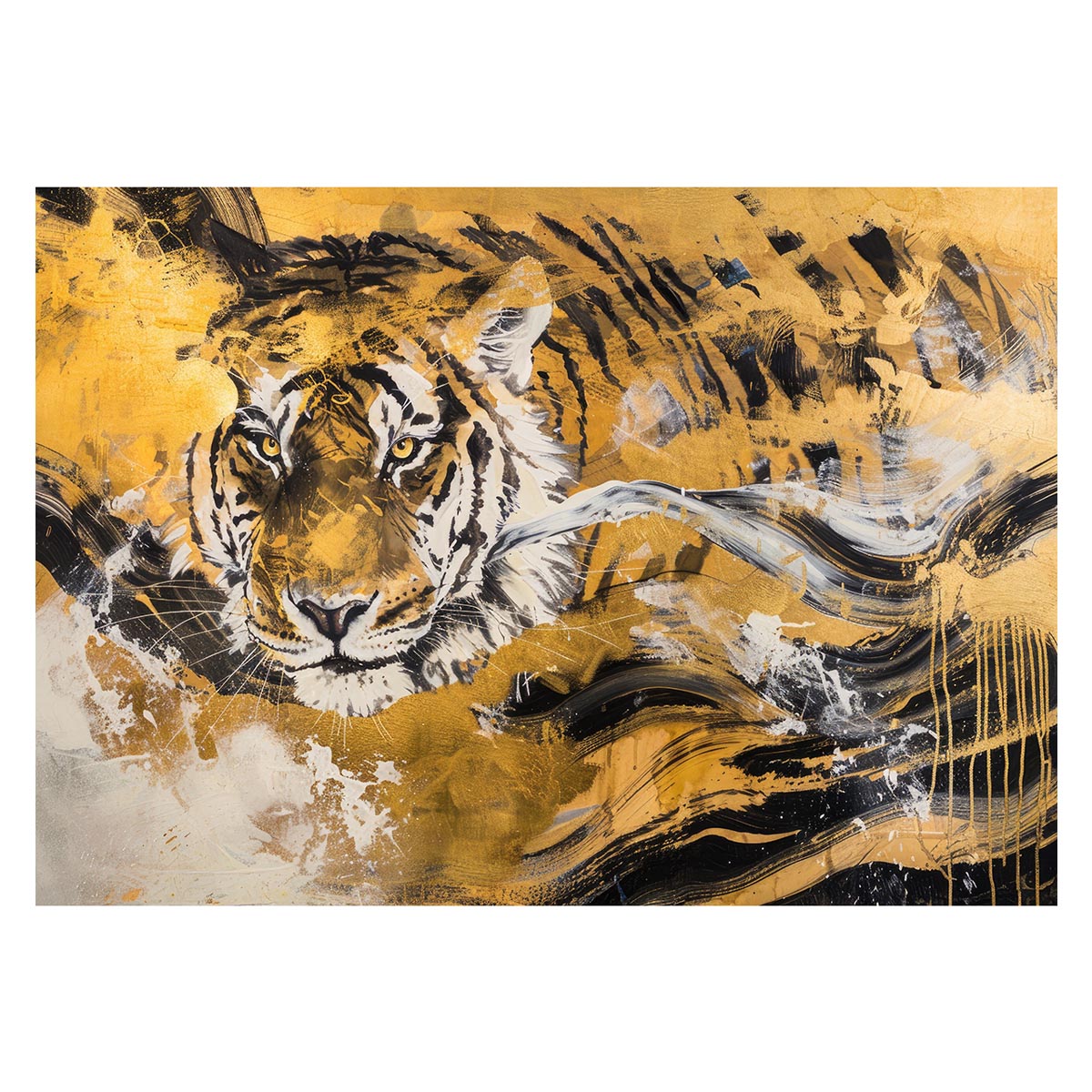 A1サイズ（約59x84cm）】【lh-poster-4058】虎 節約 トラ タイガー