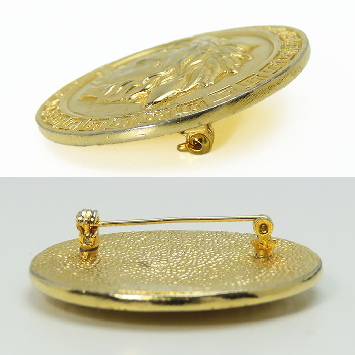 楽天市場】ジャンニ ヴェルサーチ メデューサ ブローチ GP