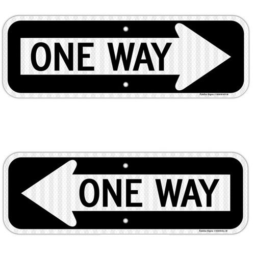 楽天市場】ONE WAY 看板 ワンウェイ 一方向標識 アルミニウム製