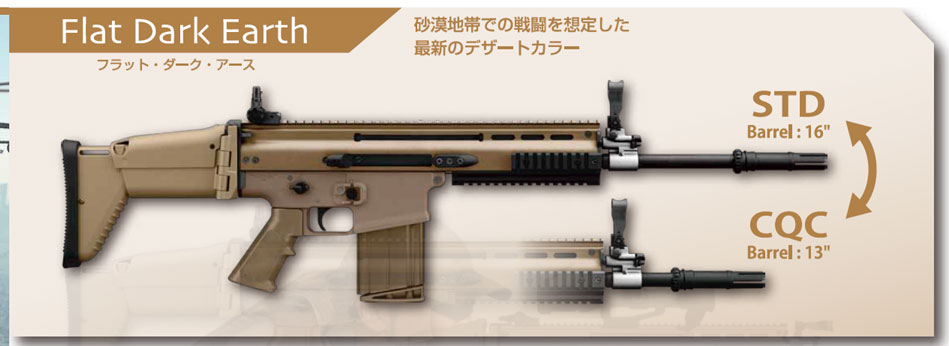 楽天市場】東京マルイ 次世代電動ガン SCAR-H Mk17 Mod.0 FDE : スカイ