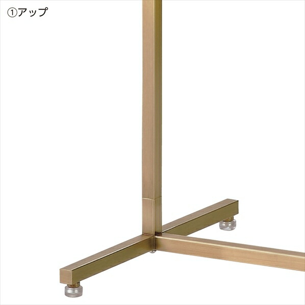 楽天市場】アンティークゴールドハンガーラック 角パイプ 幅90cm 1台
