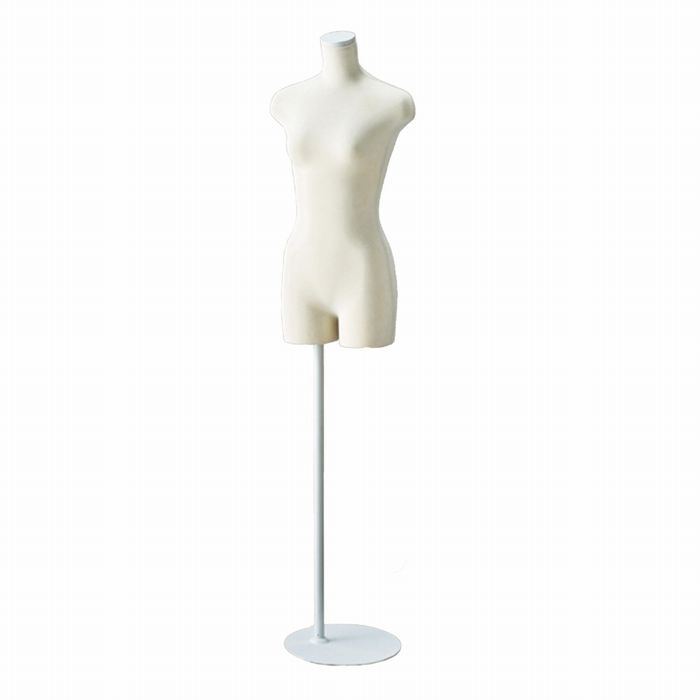 楽天市場】【業務用】婦人腕無しニット張トルソー ベース白 1台ツヤ感