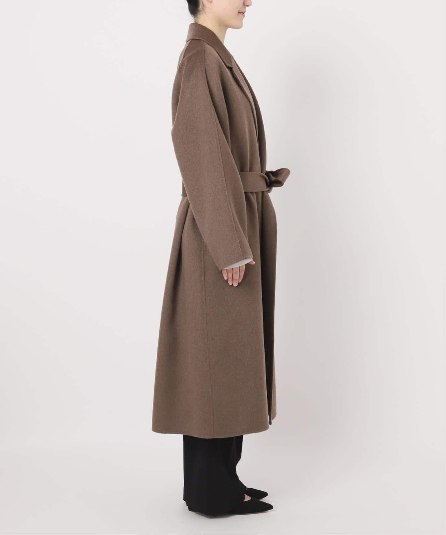 VERMEIL par iena｜カシミヤリバーロングコート | Rakuten Fashion