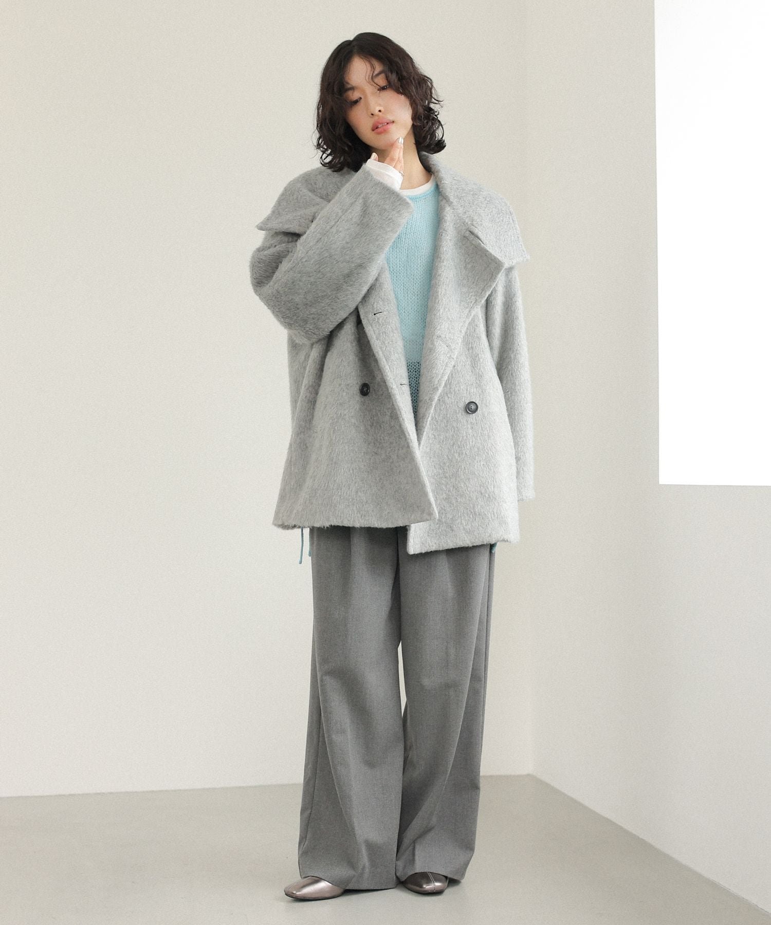 LEPSIM♡シャギー2WAYミドルコート 【公式通販】