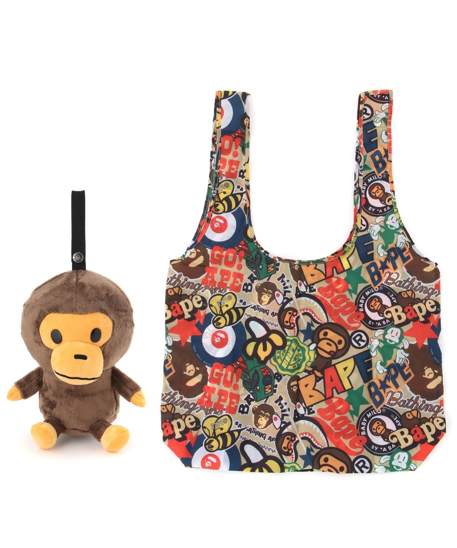 A BATHING APE｜BABY MILO PLUSH DOLL ECO BAG | Rakuten Fashion(楽天