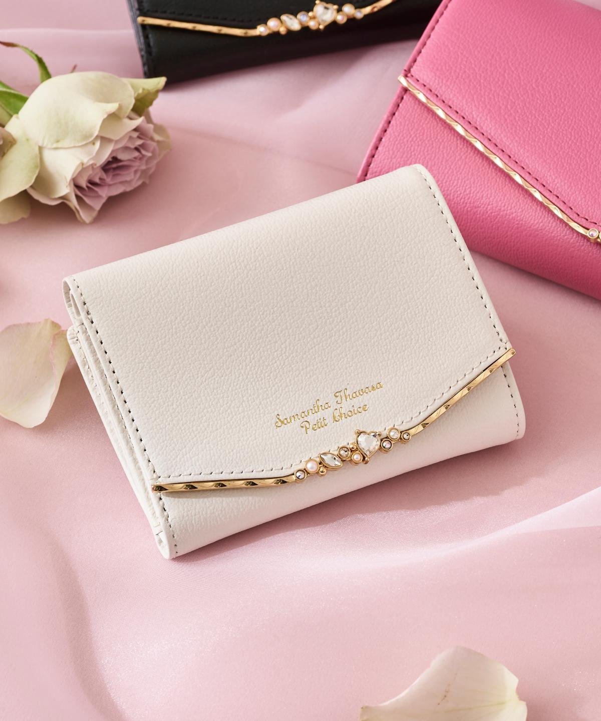 Samantha Thavasa Petit Choice｜ハートジュエルバー 折財布 | Rakuten