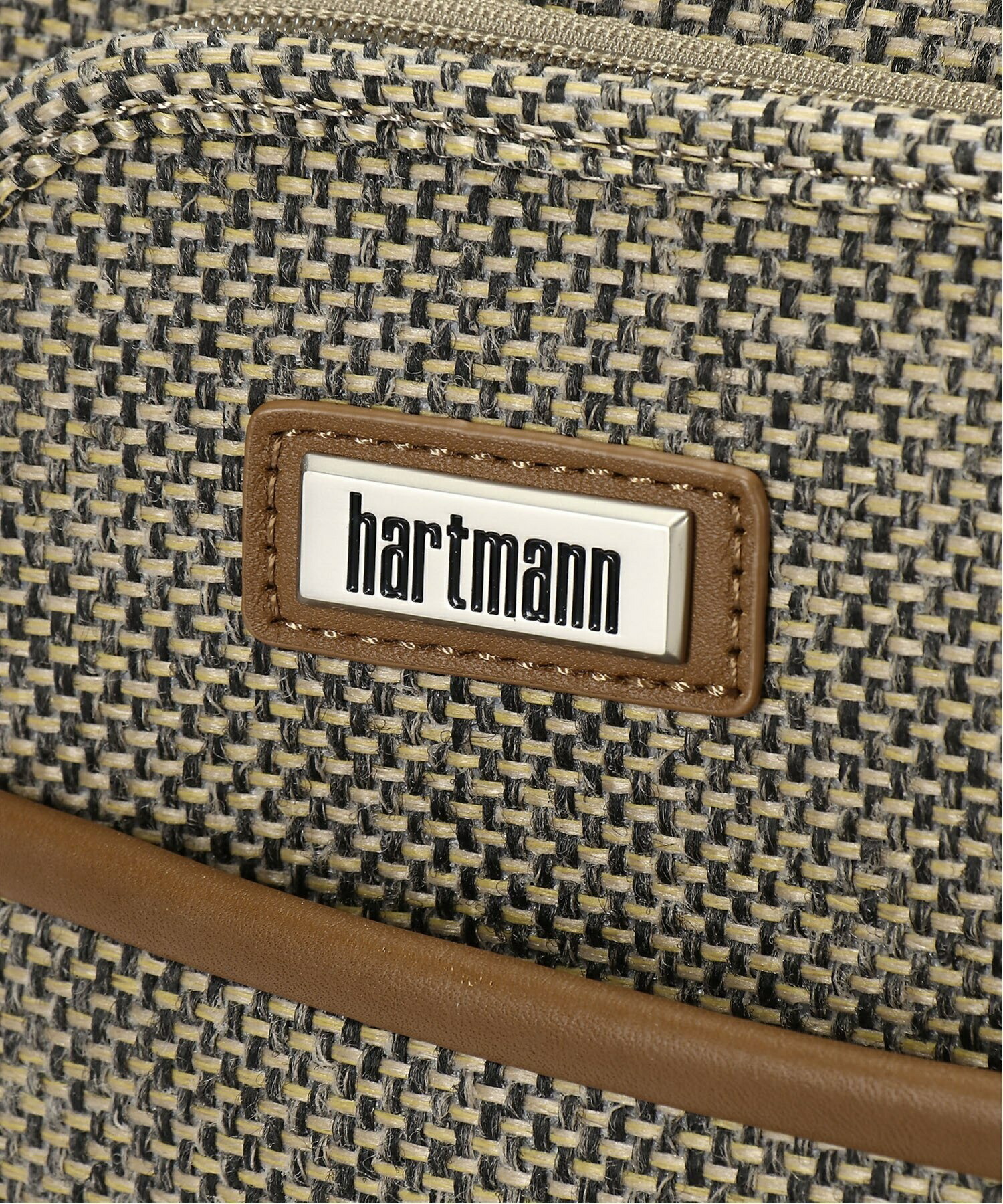 タグ付き✨ hartmann ツイード×レザー トラベルキャリーケース