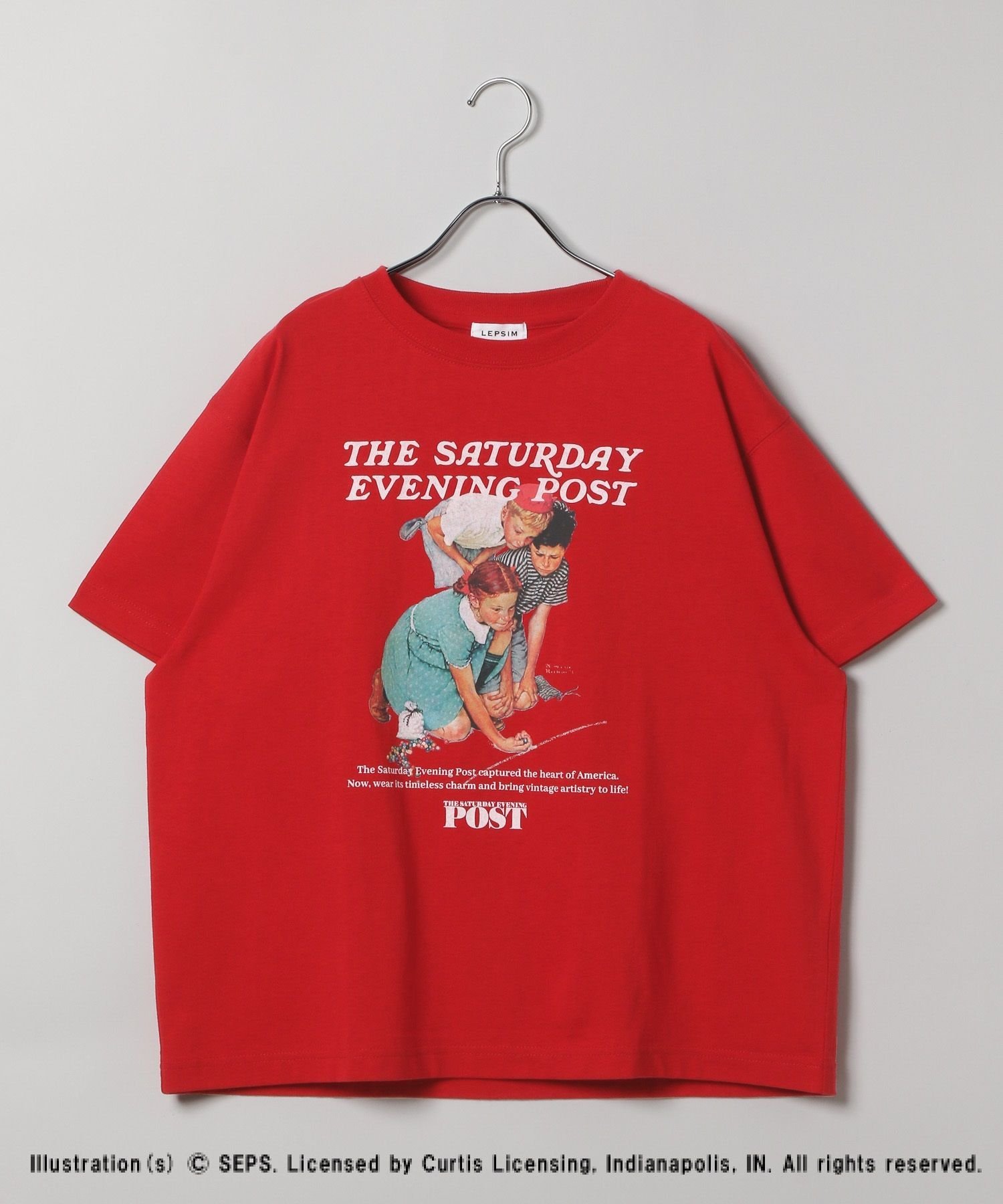 LEPSIM｜【The Saturday Evening Post】プリントT | Rakuten Fashion