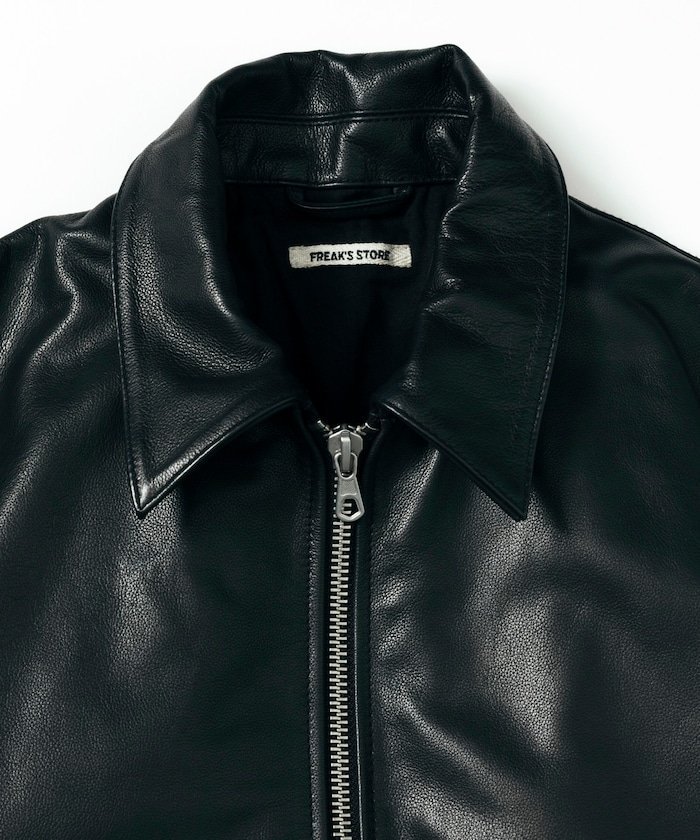 FREAK'S STORE｜Calf Leather ミニマル シングル ライダースジャケット