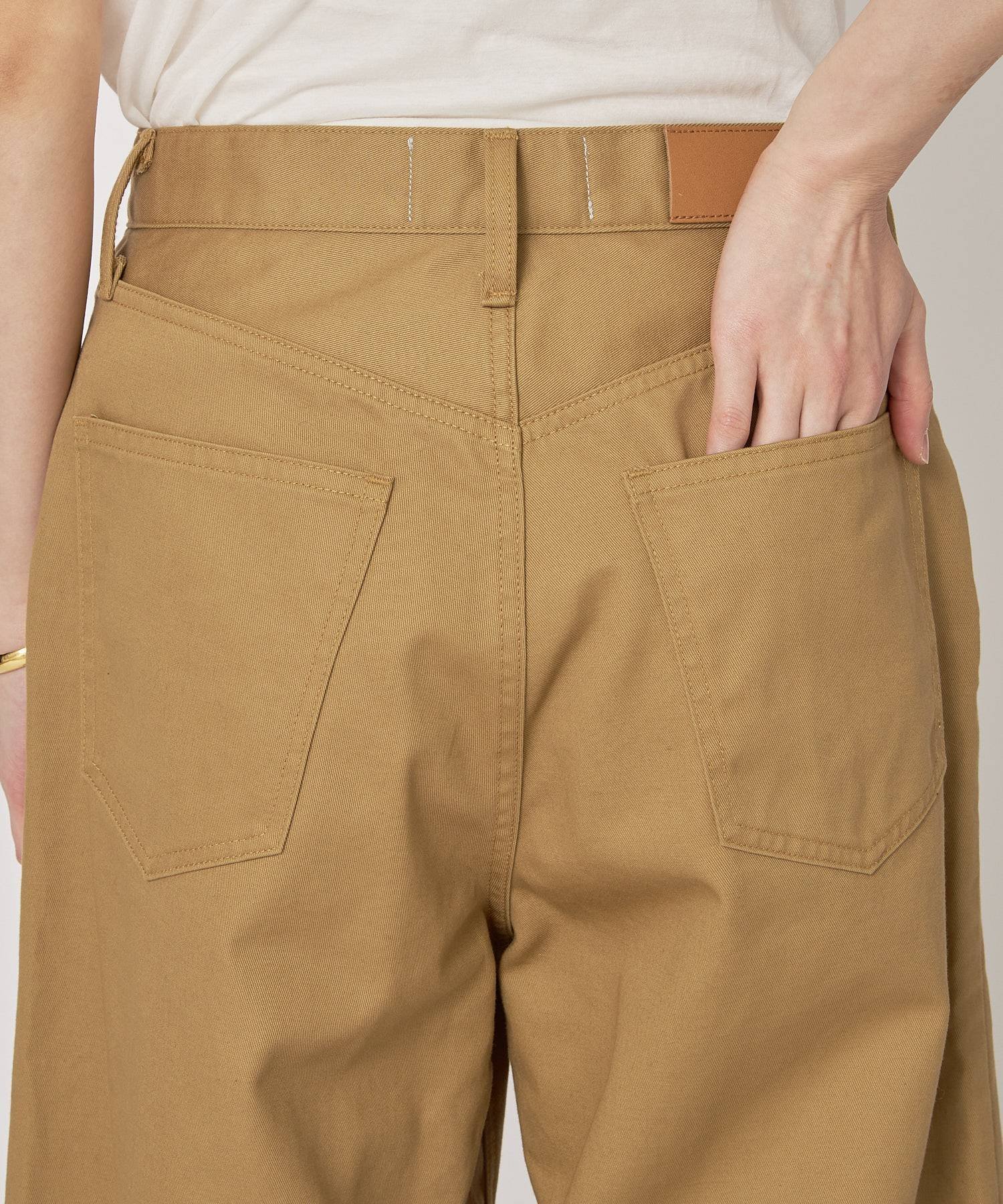 15 カレンソロジー　24ss チノカーヴィーパンツ　黒　38 カレンソロジーの名品“チノカーヴィーパンツ 38