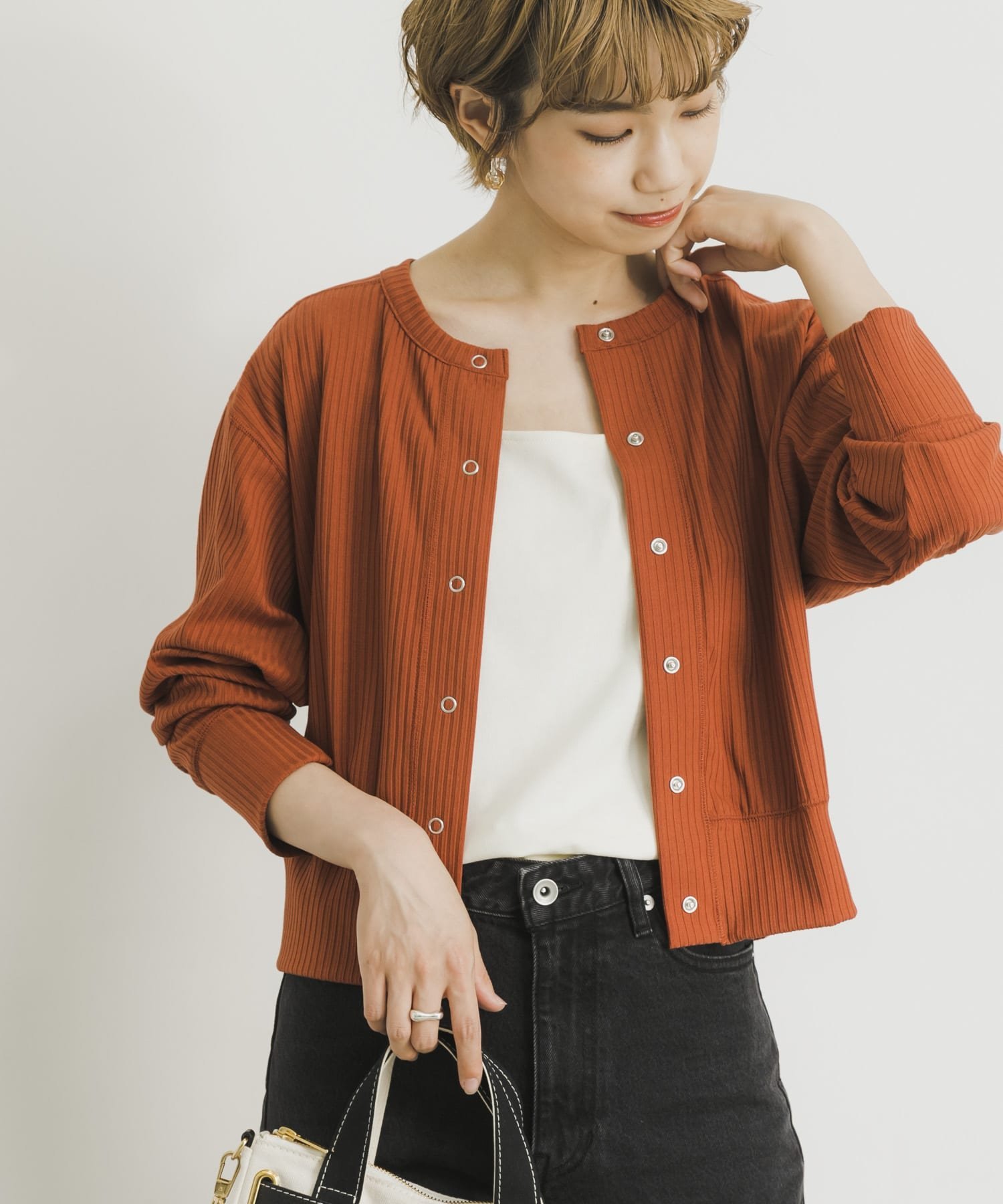 川口春奈さんサイレント＜Steven Alan＞DOKING SALOPETT