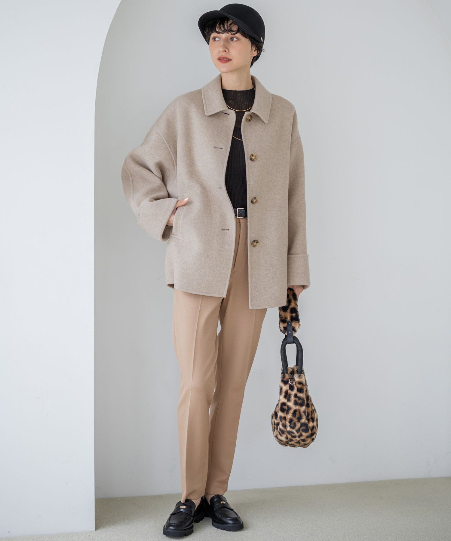 23区｜【VERY掲載】MANTECOPure リバー ステンカラーコート | Rakuten