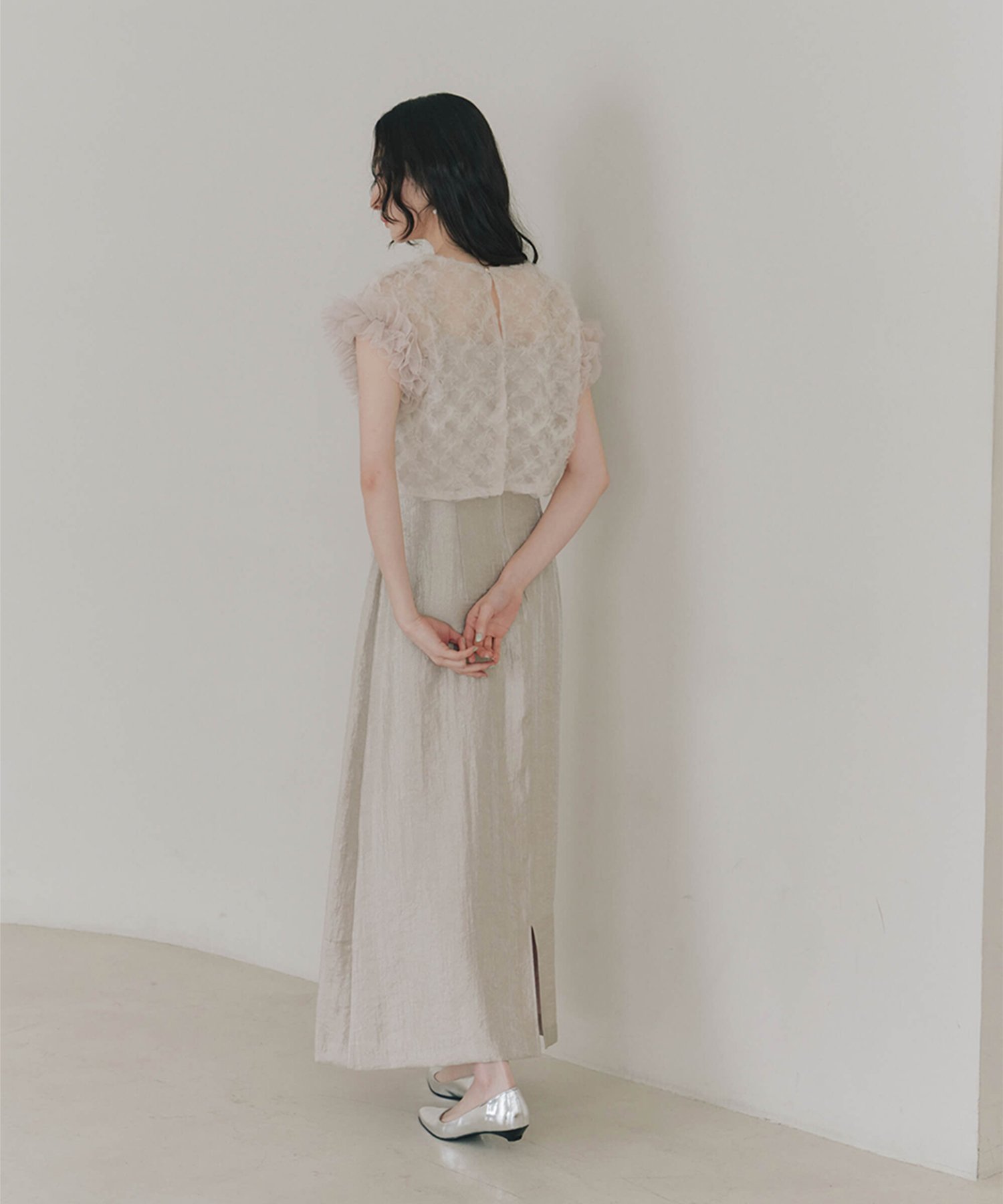 kaene｜ボリュームブラウスセットドレス|結婚式二次会同窓会謝恩会