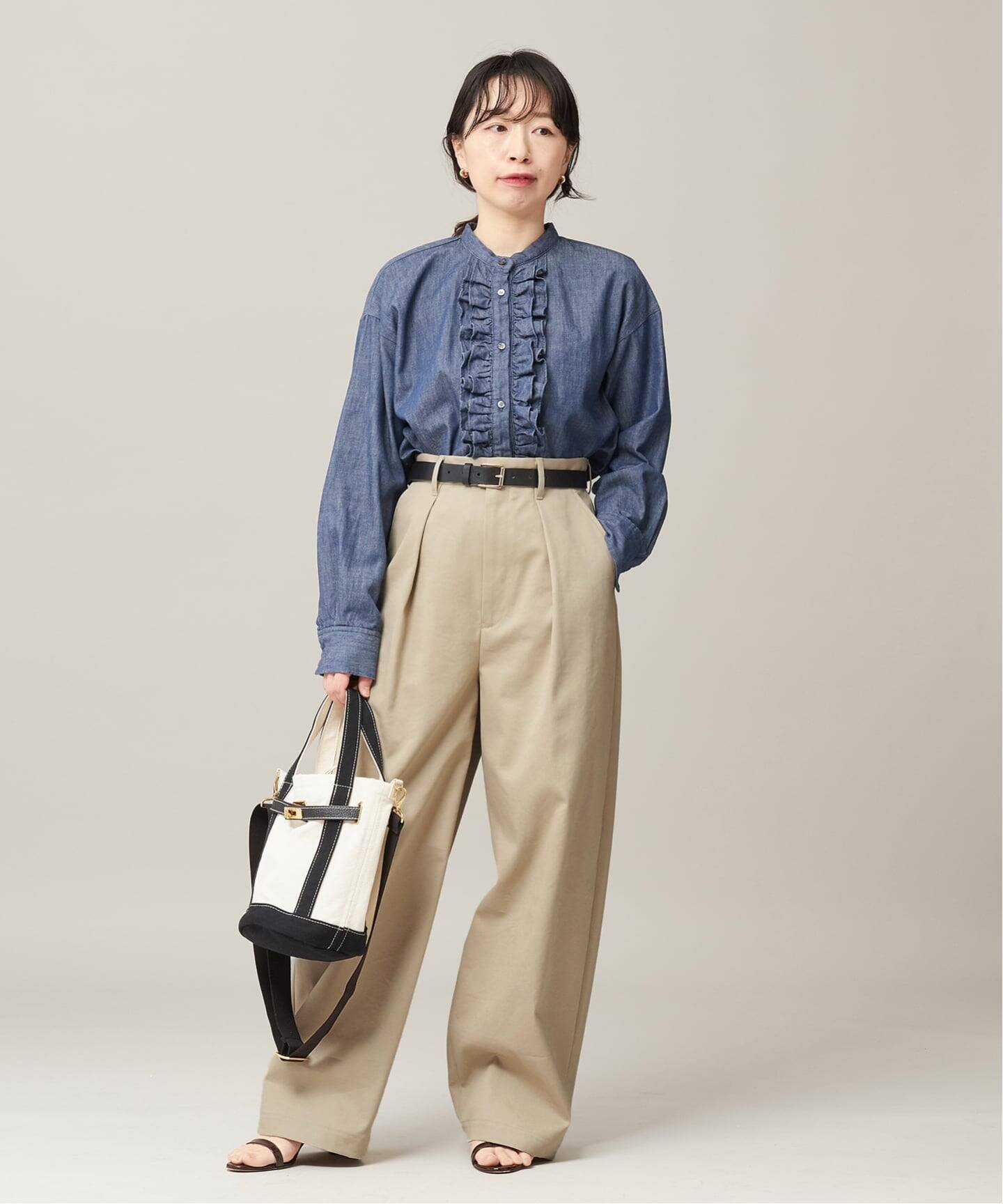 JOURNAL STANDARD L'ESSAGE｜《追加3》CP タックチノパンツ | Rakuten