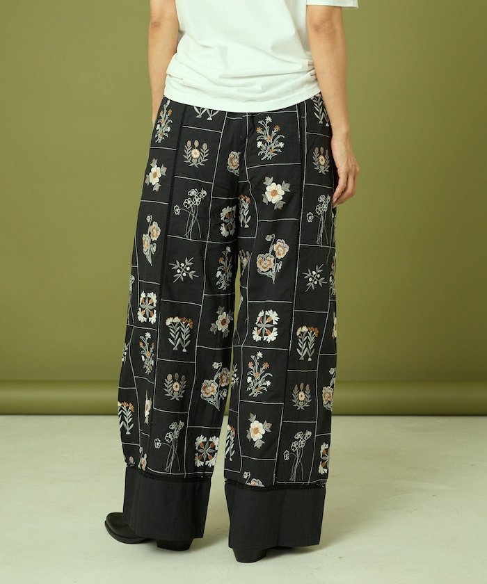 FREAK'S STORE｜パッチワーク花刺繍パンツ 25AW | Rakuten Fashion