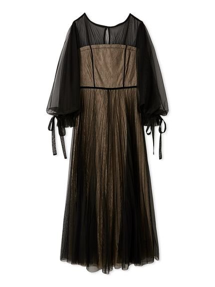 FRAY I.D｜ラメフラワーチュールレイヤードレス | Rakuten Fashion