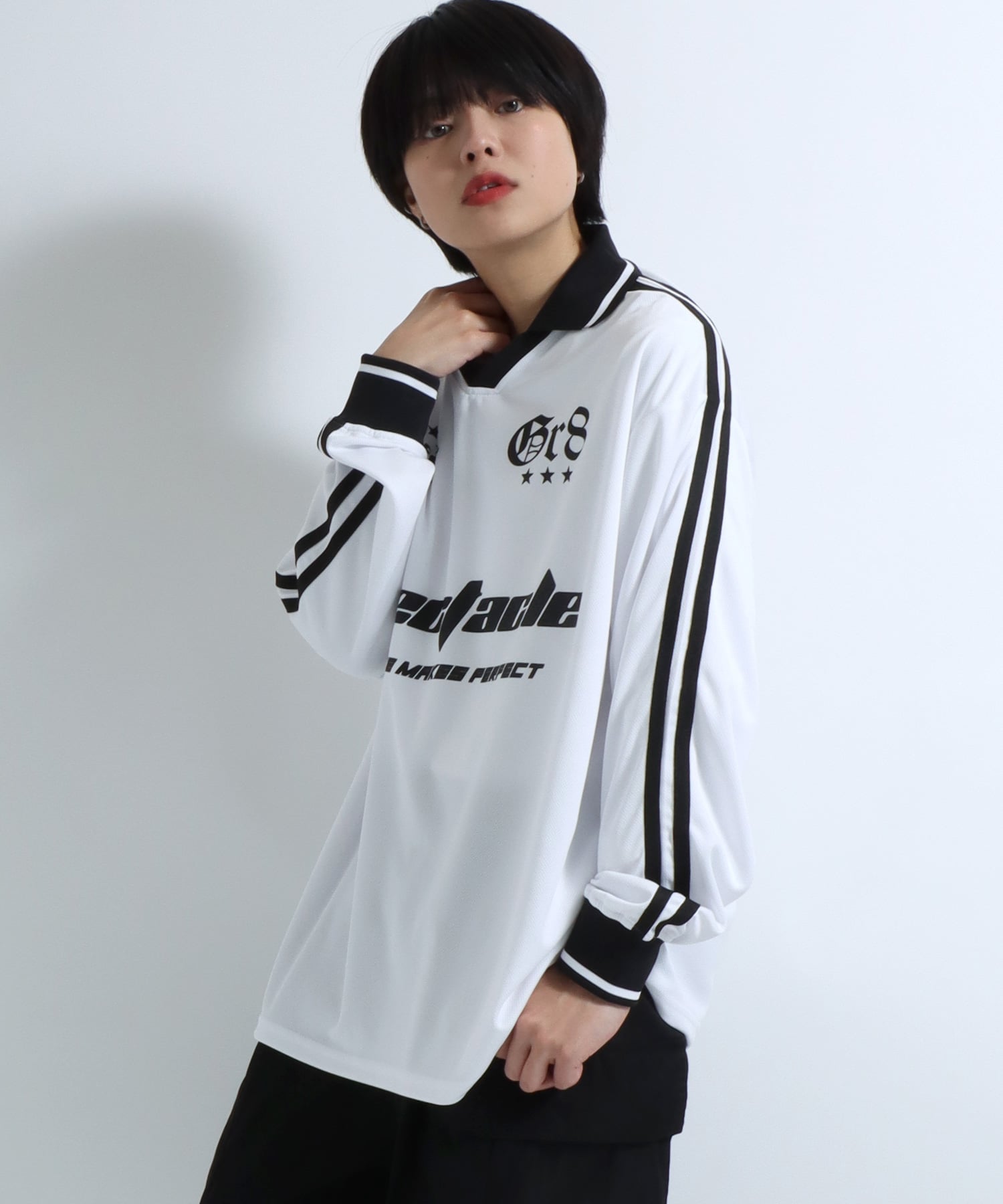 Salong hameu｜ゲームシャツ 長袖 Tシャツ ロンT サッカー