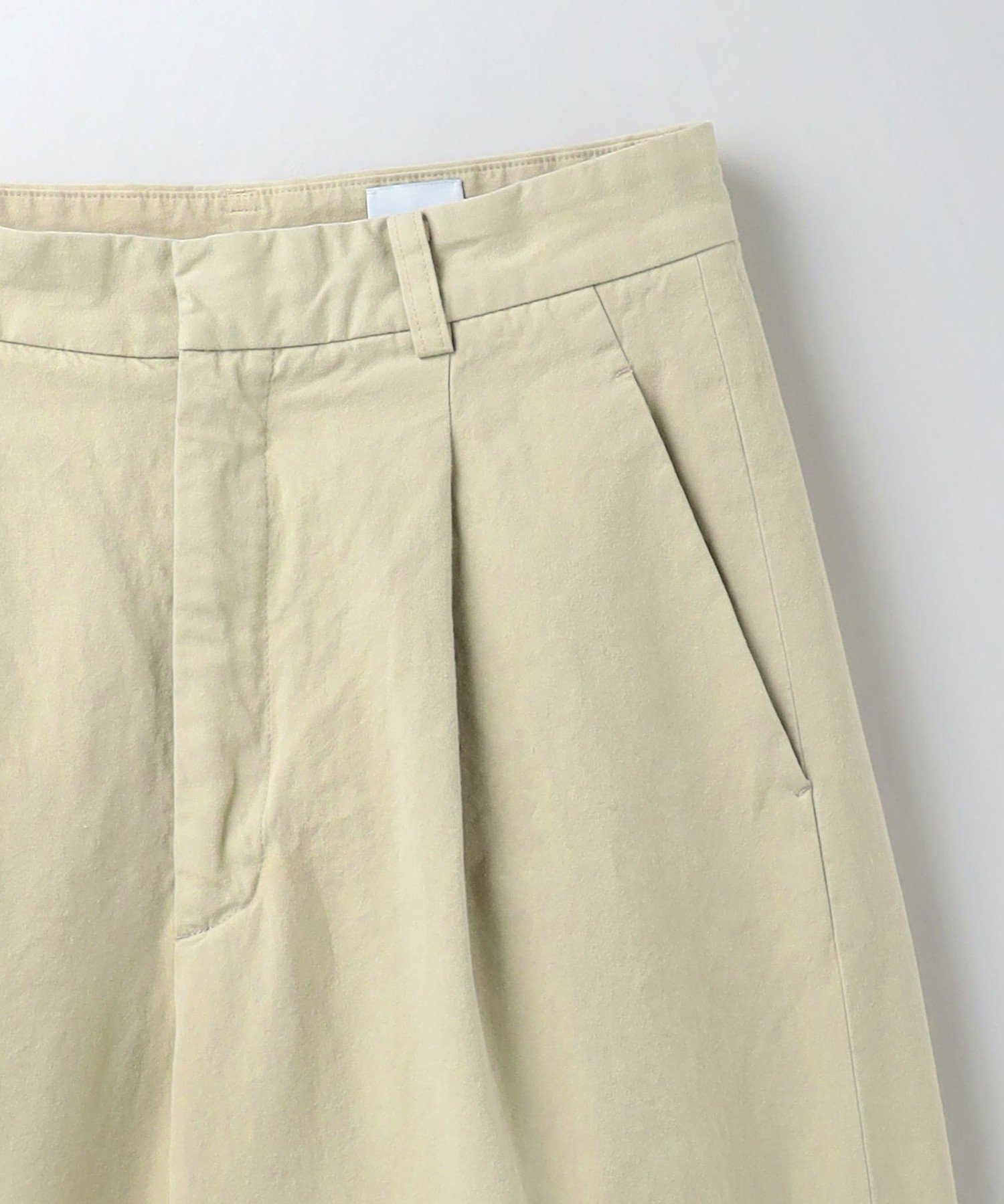 ＜6(ROKU)＞コットン チノ ワイド パンツ　ブラウン　34 6(ROKU)＞コットン チノ ワイド パンツ