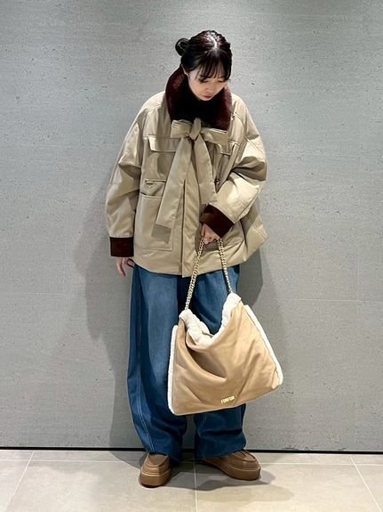 FURFUR｜【WEB限定カラー】マテリアル巾着バッグ | Rakuten Fashion