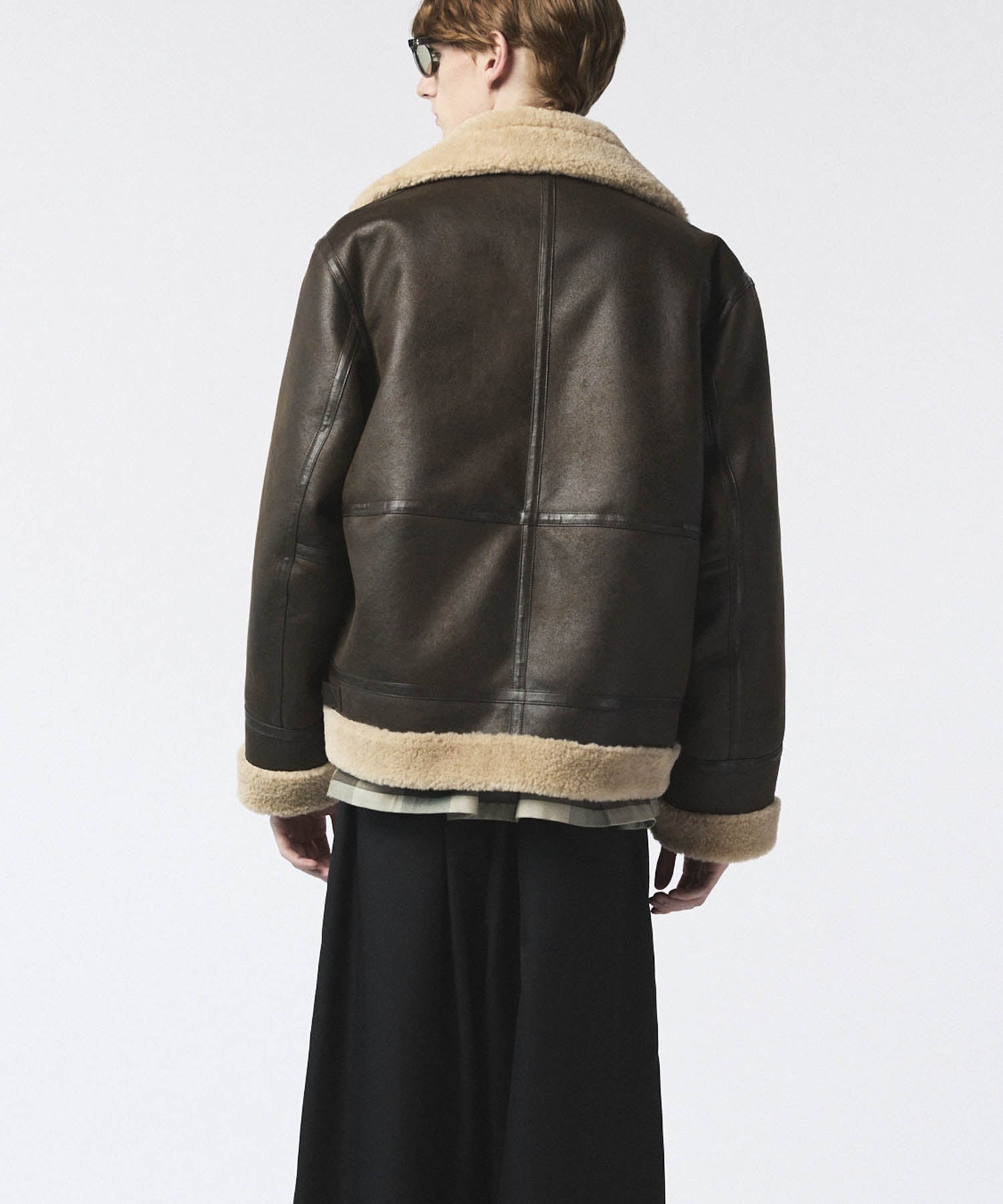 MAISON SPECIAL｜B-3 Fake Mouton Jacket | Rakuten Fashion(楽天