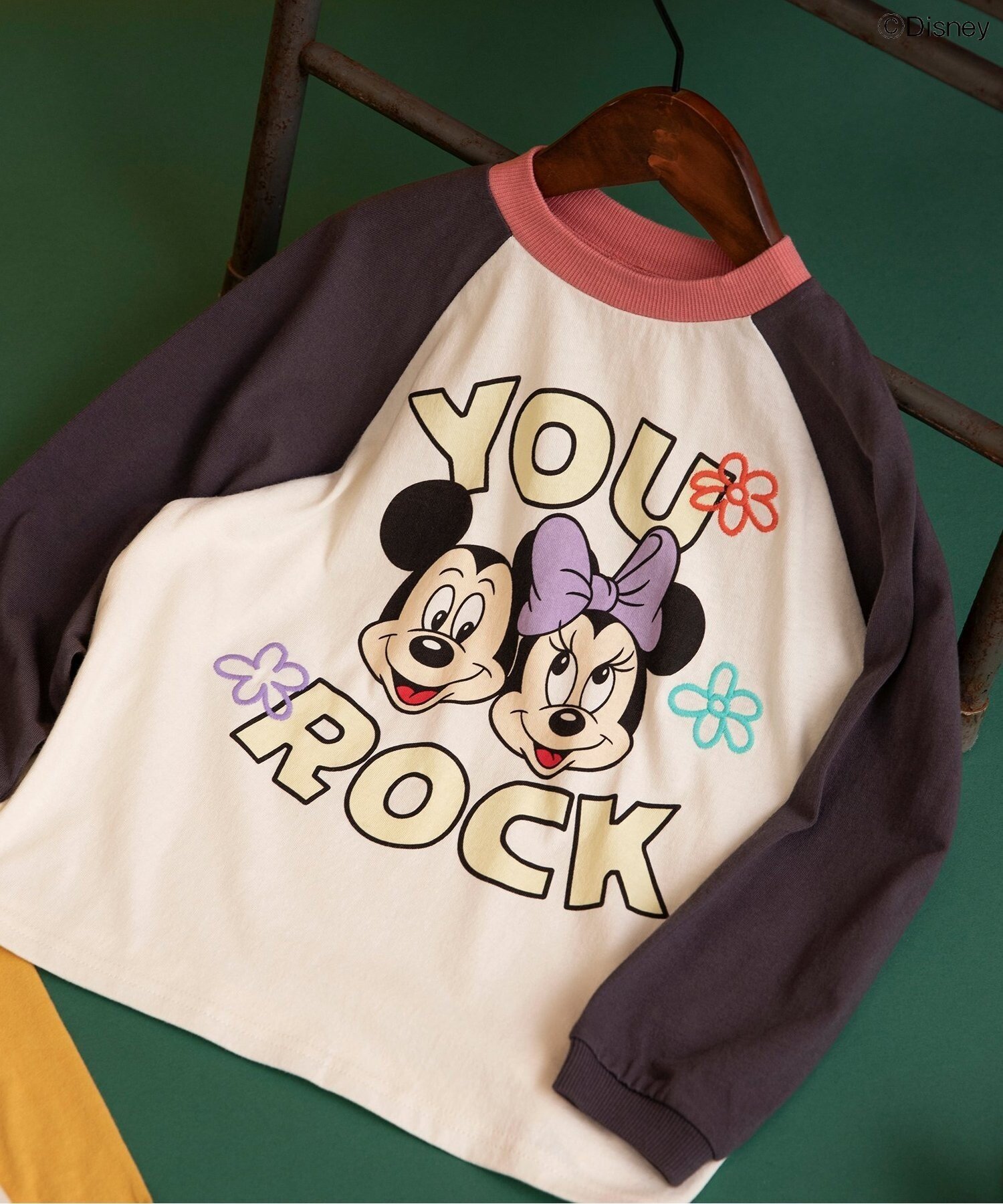 B'z ディズニー ラグランTシャツ XLサイズ B'zディズニーラグランT