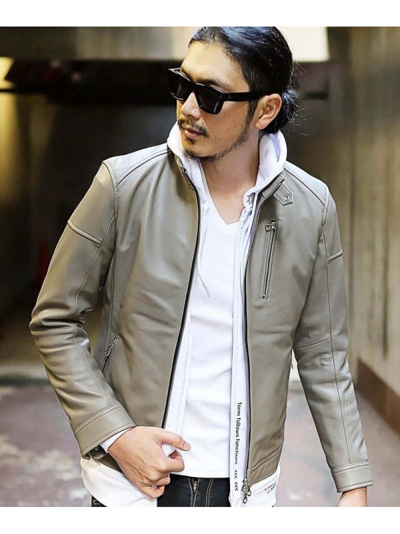 楽天市場】RATTLE TRAP シングルライダースレザージャケット メンズ